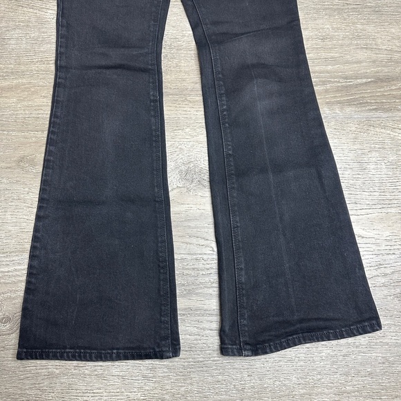 Old Navy Women’s High Waisted Flare Jeans Black Sz 2 - Picture 4 of 11